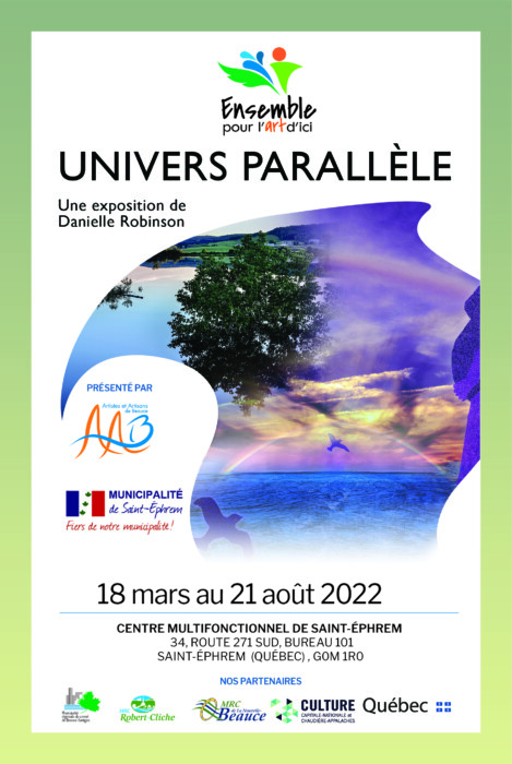 Affiche de l'exposition « Univers parallèle »