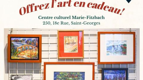 Invitation à l'activité de financement : Offrez l'art en cadeau par AAB