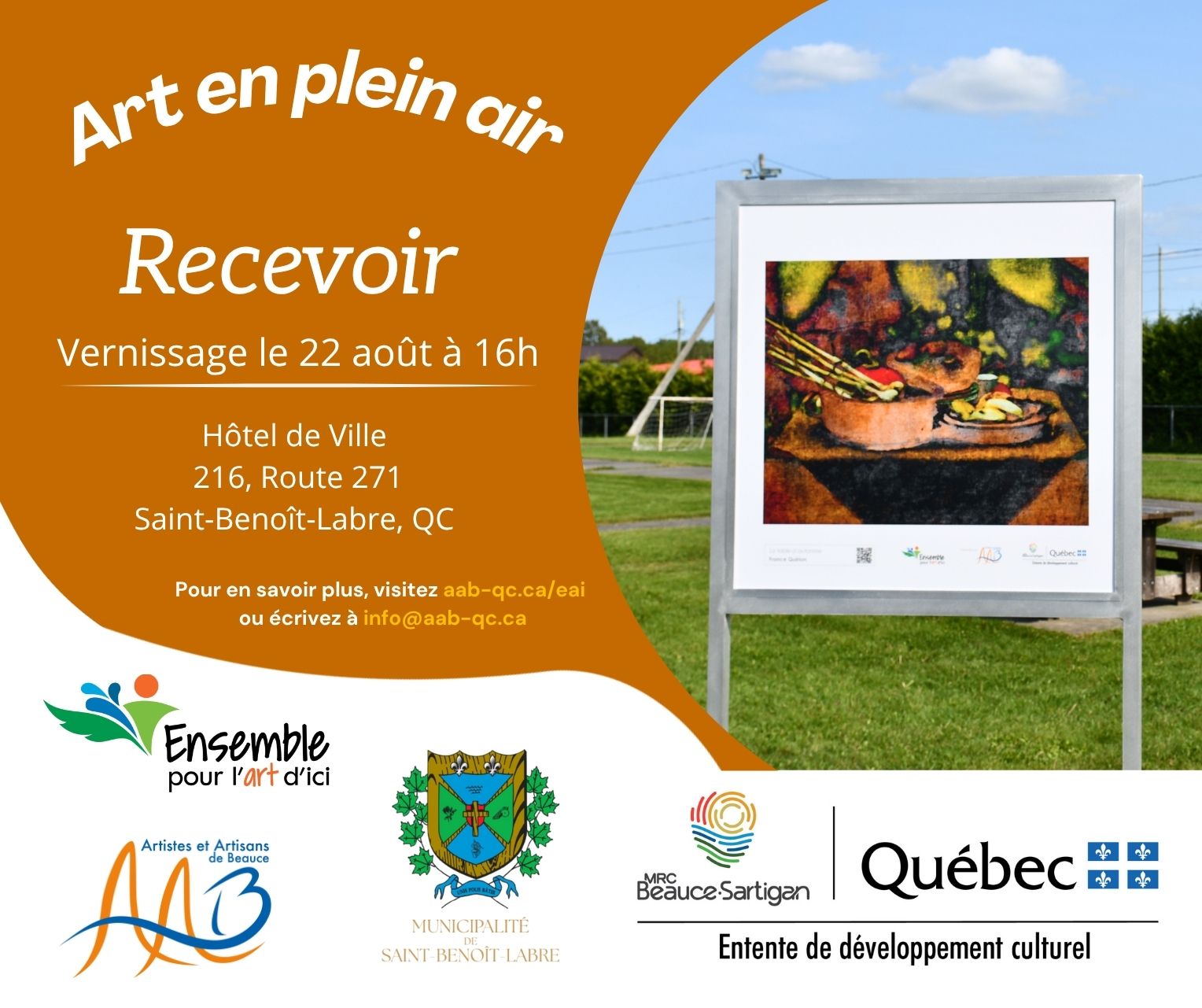 Municipalité de Saint-Benoît-Labre, Artistes et Artisans de Beauce